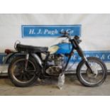 BSA B25 motorcycle. 1968. Matching numbers. C/w Nova docs