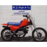 ZD50PY Kids 50cc dirt bike. Starts and runs. No docs