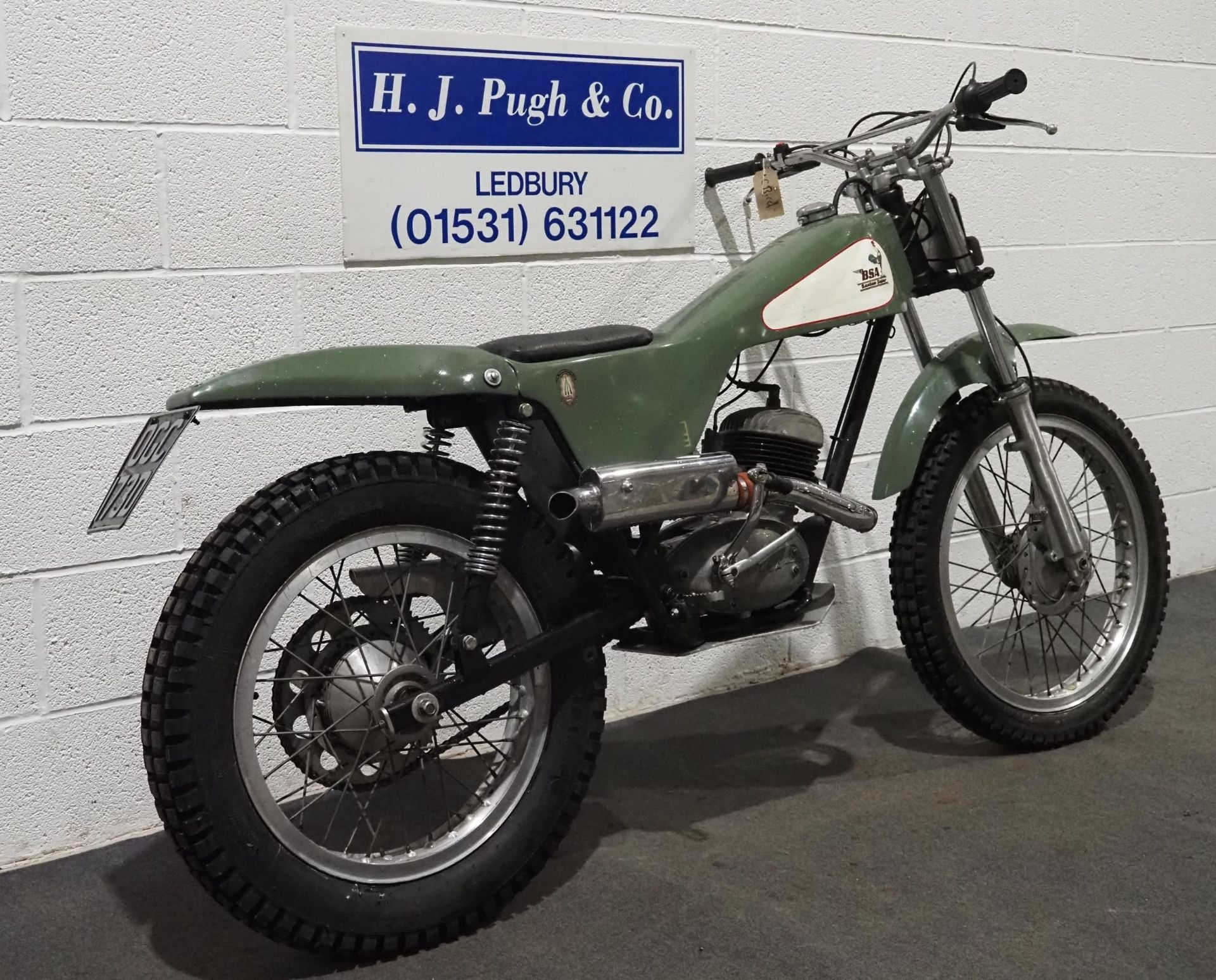 BSA Bantam 175 trials motorcycle. 1966. 175cc. Frame No. D76727 Engine No. GD76727 Has had a - Image 3 of 5