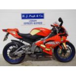 Aprilia RS 125 motorcycle. 2007. 125cc. Runs & rides. Reg. YJ07 XPP. With Keys. V5