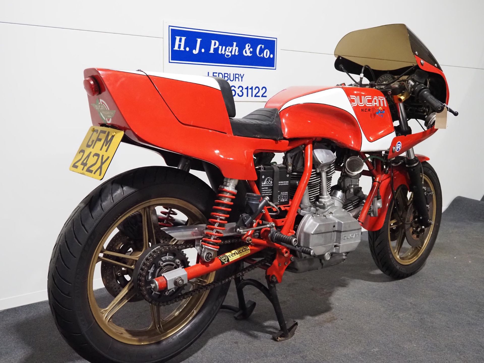 Ducati Darmah motorcycle. 1982. 900cc. Frame No. 952313. Engine No. 906036. Marzocchi forks. 40mm - Image 3 of 5