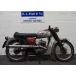 BSA Bantam Sport D14, 1968, 175cc. Unrestored bike, matching engine and frame numbers. 2 owners from