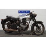 BSA Star Twin motorcycle. 1951. 500cc. Frame No. ZA7S28191. Engine No. AA7S1519. Good original