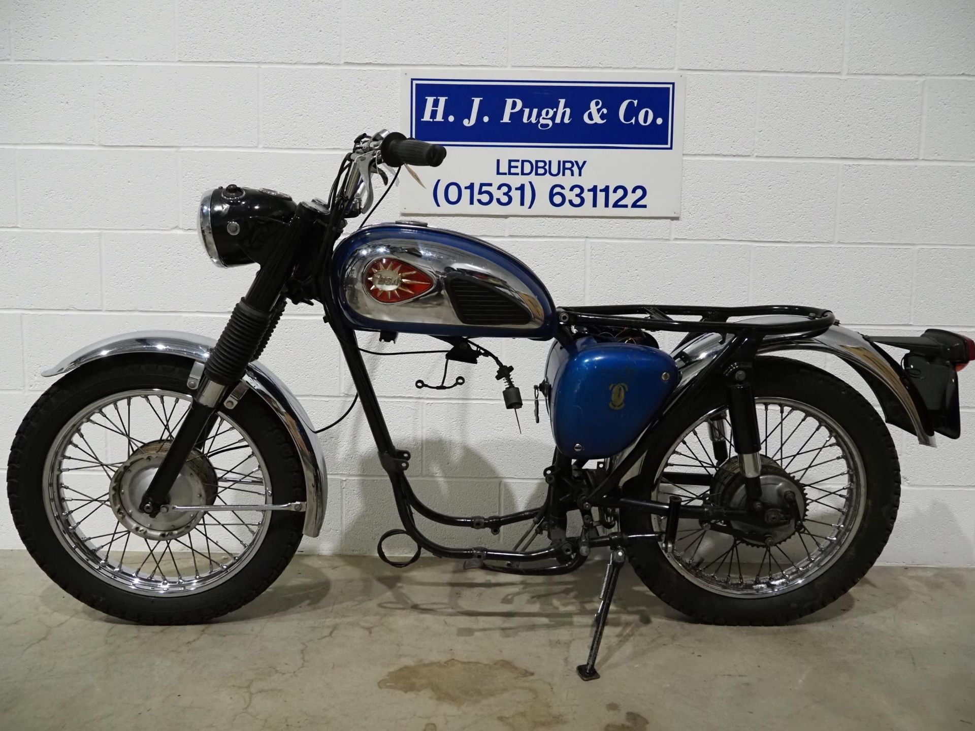 BSA B40 rolling chassis. 1965. Frame No. B40-9182 - Image 4 of 4