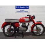 Ossa 160T B20 motorcycle. 1963. Frame No. B203361. Engine No. M203361. Compression, no docs. Reg.
