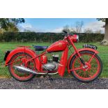 BSA Bantam GPO motorcycle. 1956. 123cc. Frame No. BD2S61699. Engine No. 30734YD. Property of a