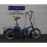 Raleigh Wisp RM7 moped. 49cc. 1967 Reg. RWF 794E. V5