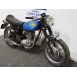 BSA Starfire motorcycle. 1970. 250cc. Frame no. CD07962B25S Engine no. CD07962B25S Matching numbers,