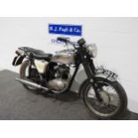 BSA 250 motorcycle. Frame no. Engine no. C15 4027 Starfire frame and C15 engine. Ex police bike. Run