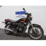 Yamaha XJ550 motorcycle. 1981. 528cc. Frame No. 4V8000216Z. Engine No. 4V82162. Needs