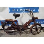 Jawa 50cc Moped, barn find. Reg. SNP 977Y. No docs