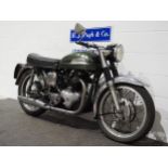 Norton Dominator motorcycle. 1960. 600cc. Frame no. 92254 Engine no. R1492254 Good compression Reg