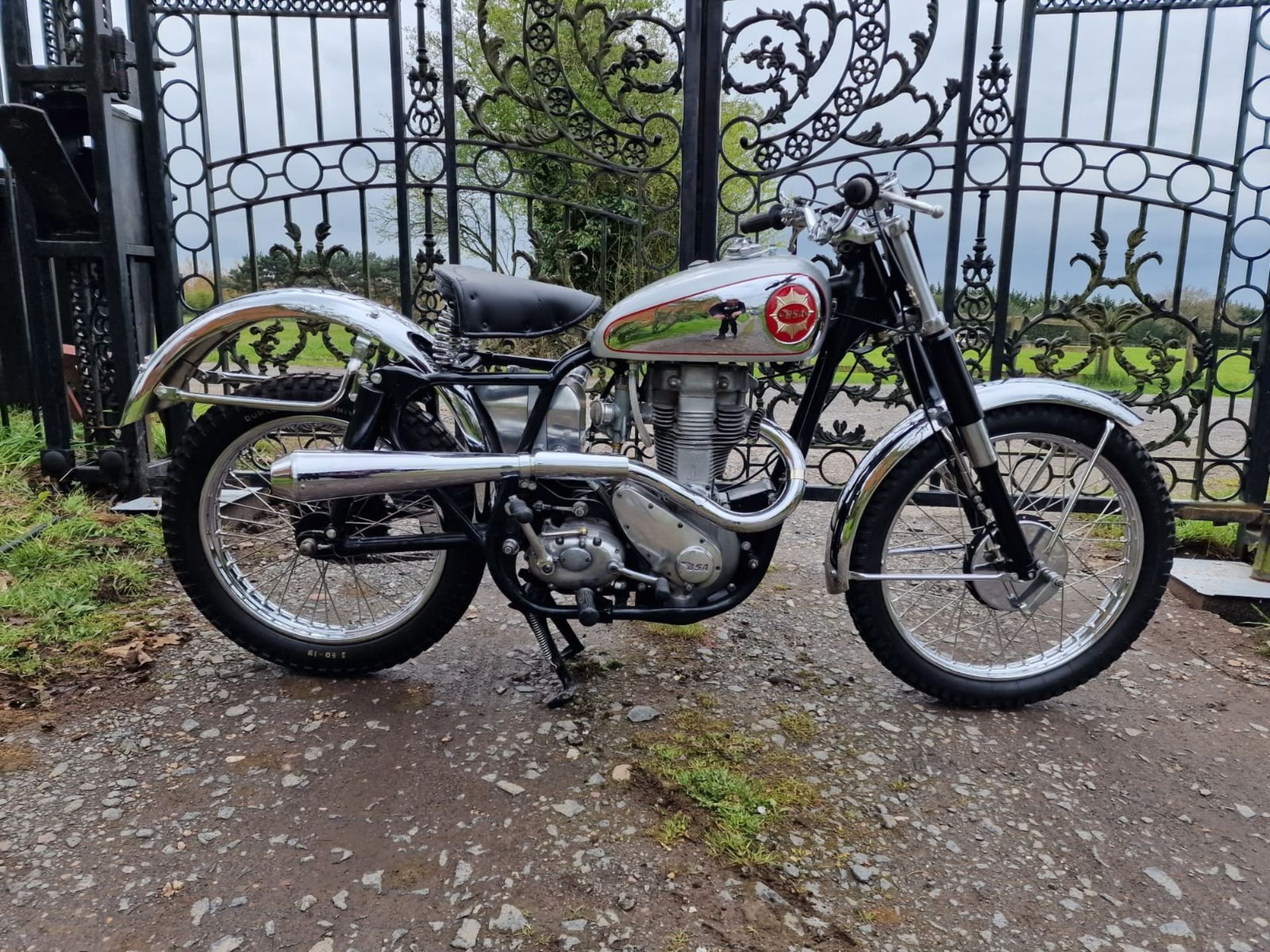 BSA CB34 Clipper motorcycle. 1956. ASCT Gearbox and competition magneto. Well restored. - Image 5 of 5