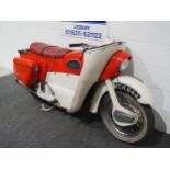 Ariel Leader motorcycle. 1959. 250cc. Engine no. T645A Reg. VSK 644