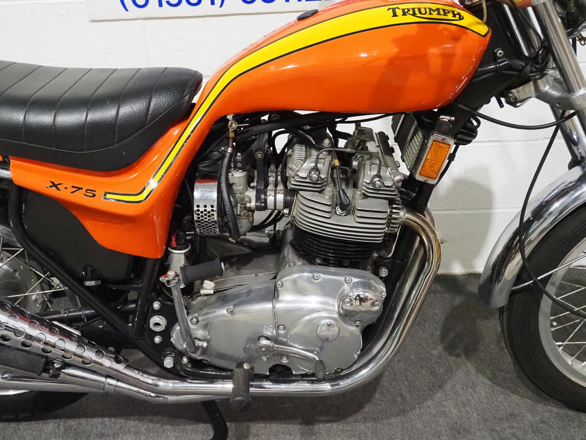 Triumph Hurricane X75 motorcycle, 1973. 744cc. Frame no. TRX75PH01438 Engine no. TRX75PH01438 Runs - Image 2 of 9