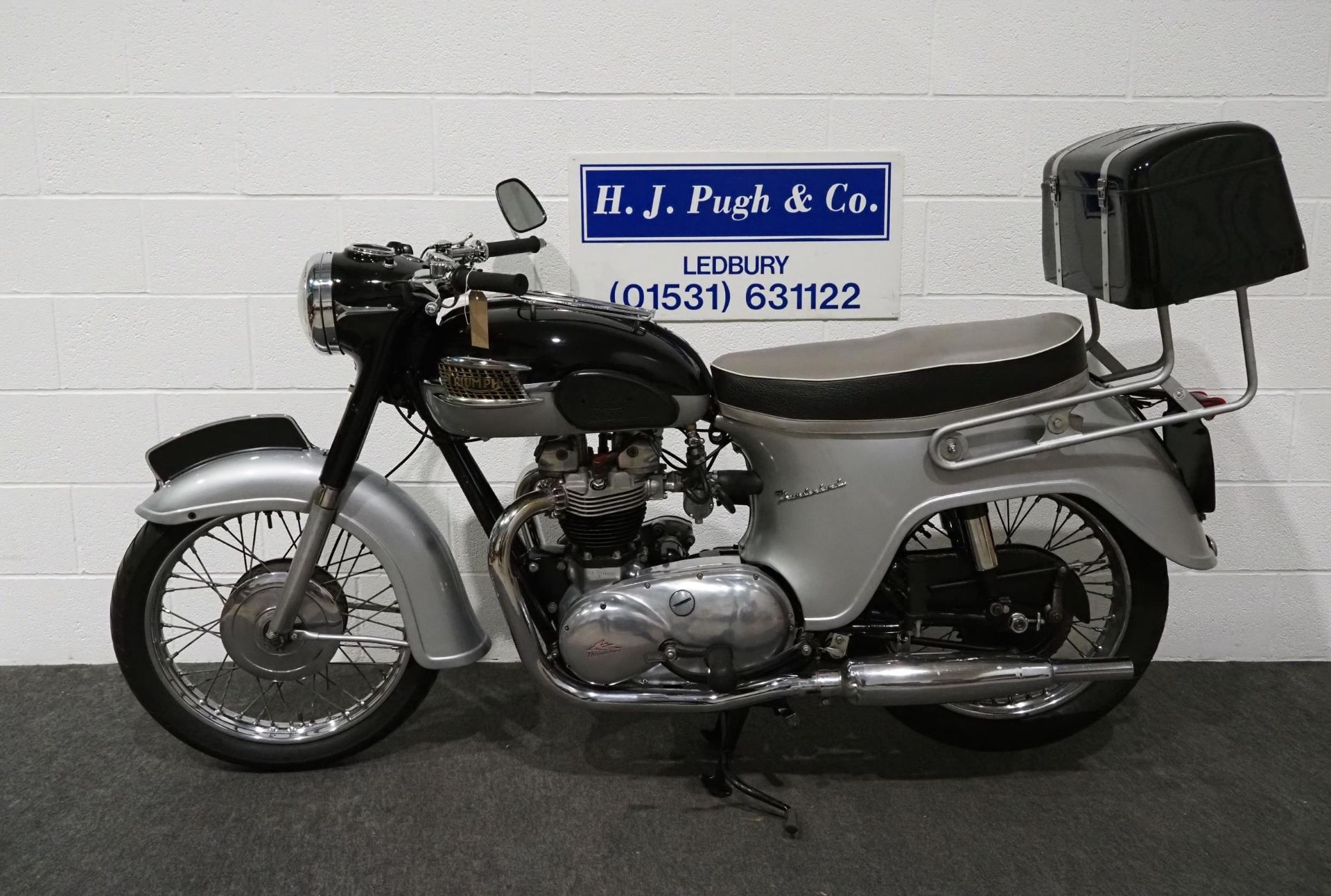 Triumph 6T Thunderbird motorcycle. 1962. 650cc. Frame no. 15242 Engine no. 6TD/15242 Runs and rides. - Image 6 of 7