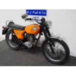 BSA B25 Starfire motorcycle. 1969. 250cc. Frame no. NC6782B25S Engine no. NC6782B25S Runs and rides,