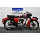 BSA C15 motorcycle, 1961, 250cc Engine no. C1523898 Frame no. C1523101 Runs and rides, older