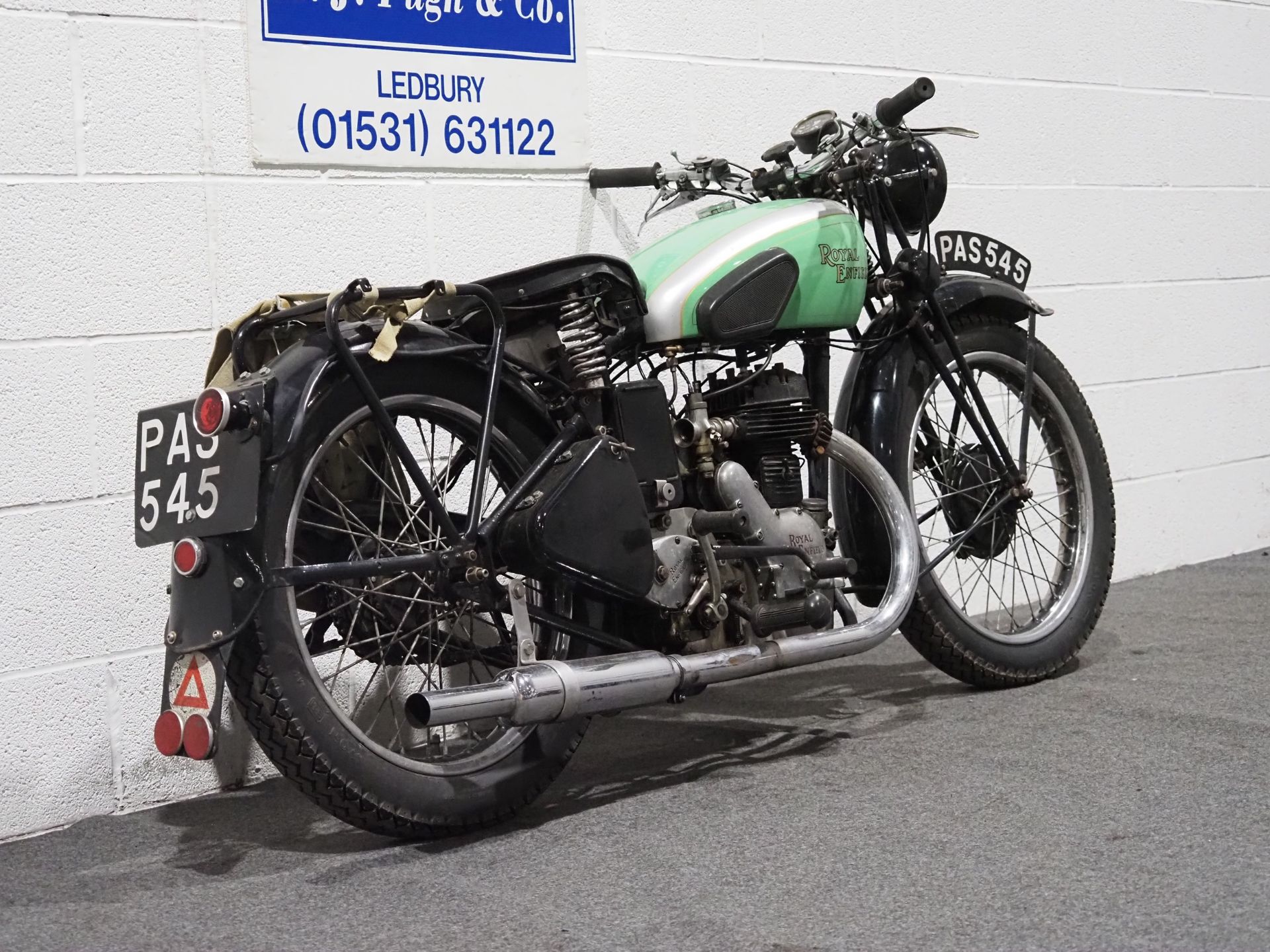 Royal Enfield CO exWD. 1939. 350cc Engine no. 19302 Starts and runs well, very good condition. - Image 3 of 6