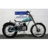 DMW 225 Villiers Trials bike replica. Engine no. 230A 65812 Frame no. IP632 Runs and rides, engine