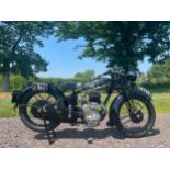 Sunbeam Lion 500 motorcycle, 1933, 492cc Frame no. B13174-492 Engine no. J6220 Has been dry stored