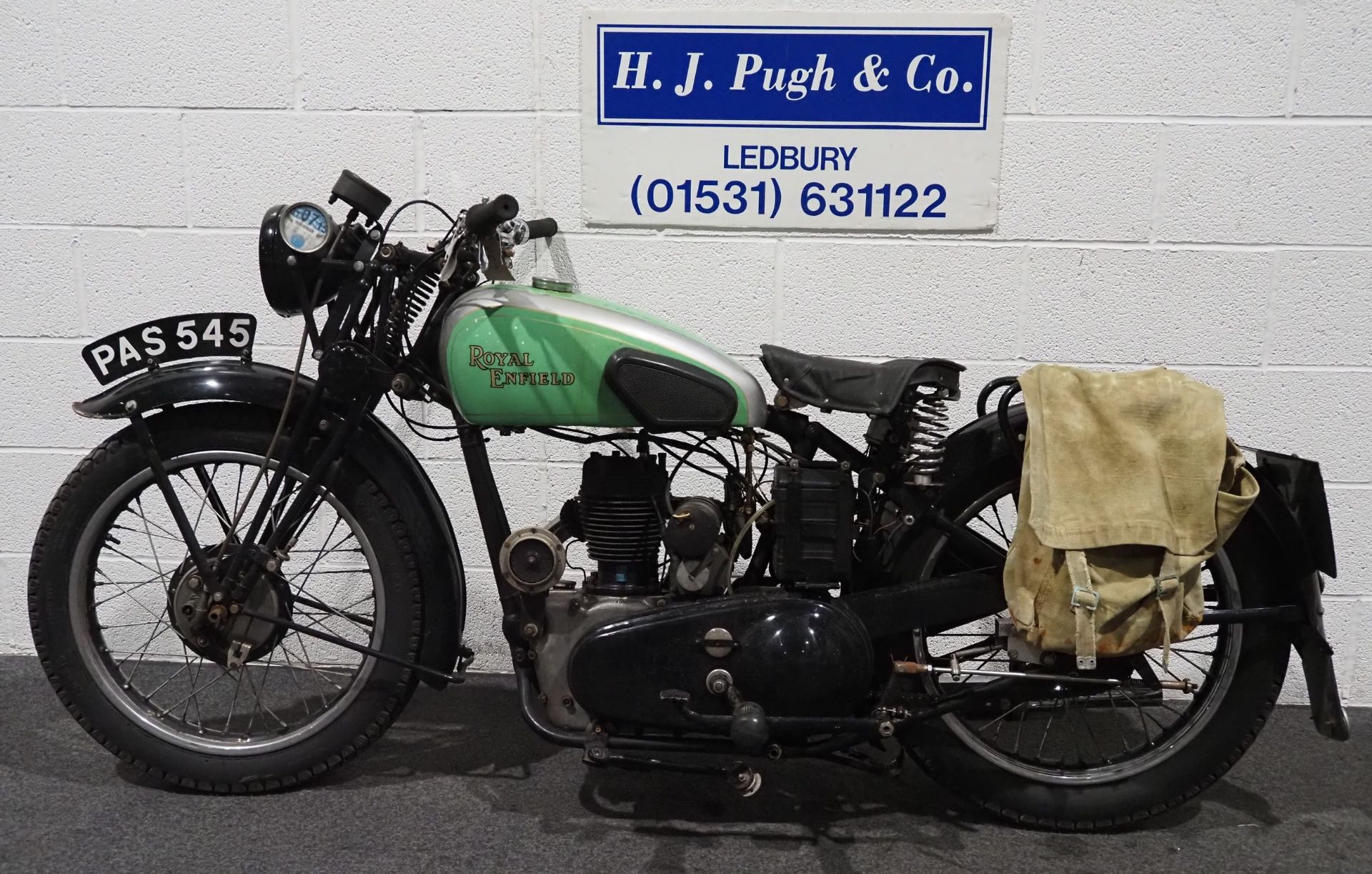 Royal Enfield CO exWD. 1939. 350cc Engine no. 19302 Starts and runs well, very good condition. - Image 6 of 6