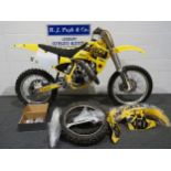 Suzuki RM125 evo class enduro motorbike, c1991 Runs and rides, has had new tyres, clutch, front