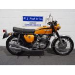 Honda 750-4 motorcycle, 1971, 750cc Frame no. CB7501118119 Engine no. CB7501117934 Runs and rides,