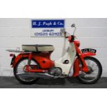 Honda 50 moped, 1963, 49cc. Engine no. 70593 Frame no. 014152 Runs and rides, carburettor has been