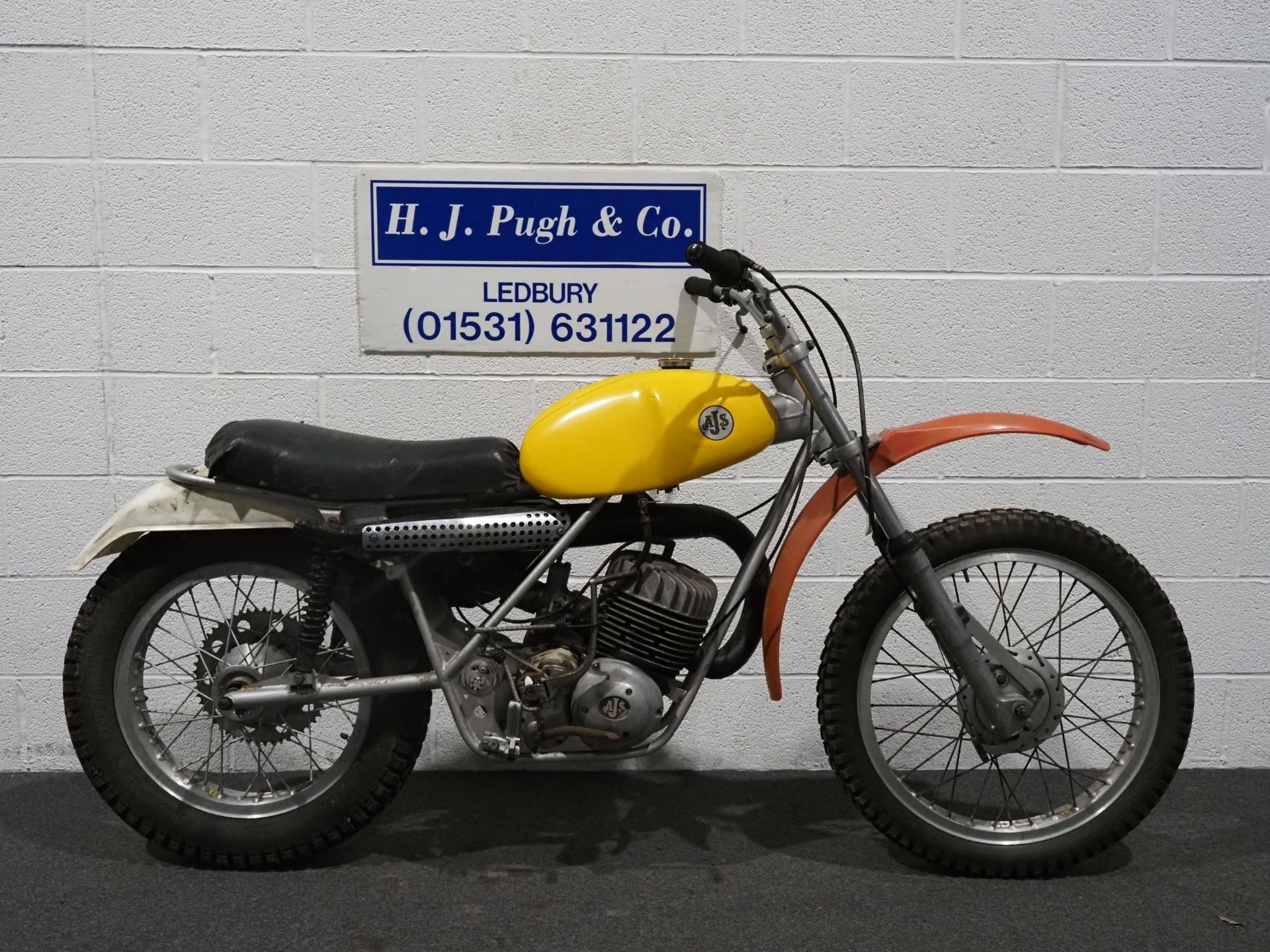 AJS Stormer motorcycle, 1970's, 250cc. Frame no. 0700349/713 Engine turns over. No docs