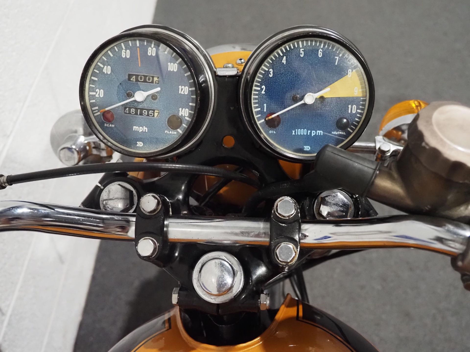 Honda 750-4 motorcycle, 1971, 750cc Frame no. CB7501118119 Engine no. CB7501117934 Runs and rides, - Image 5 of 6