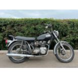 Triumph T150V motorcycle. 1974. 750cc. Frame no. T150V JK44338 Engine no. T150V JK44338 Canadian