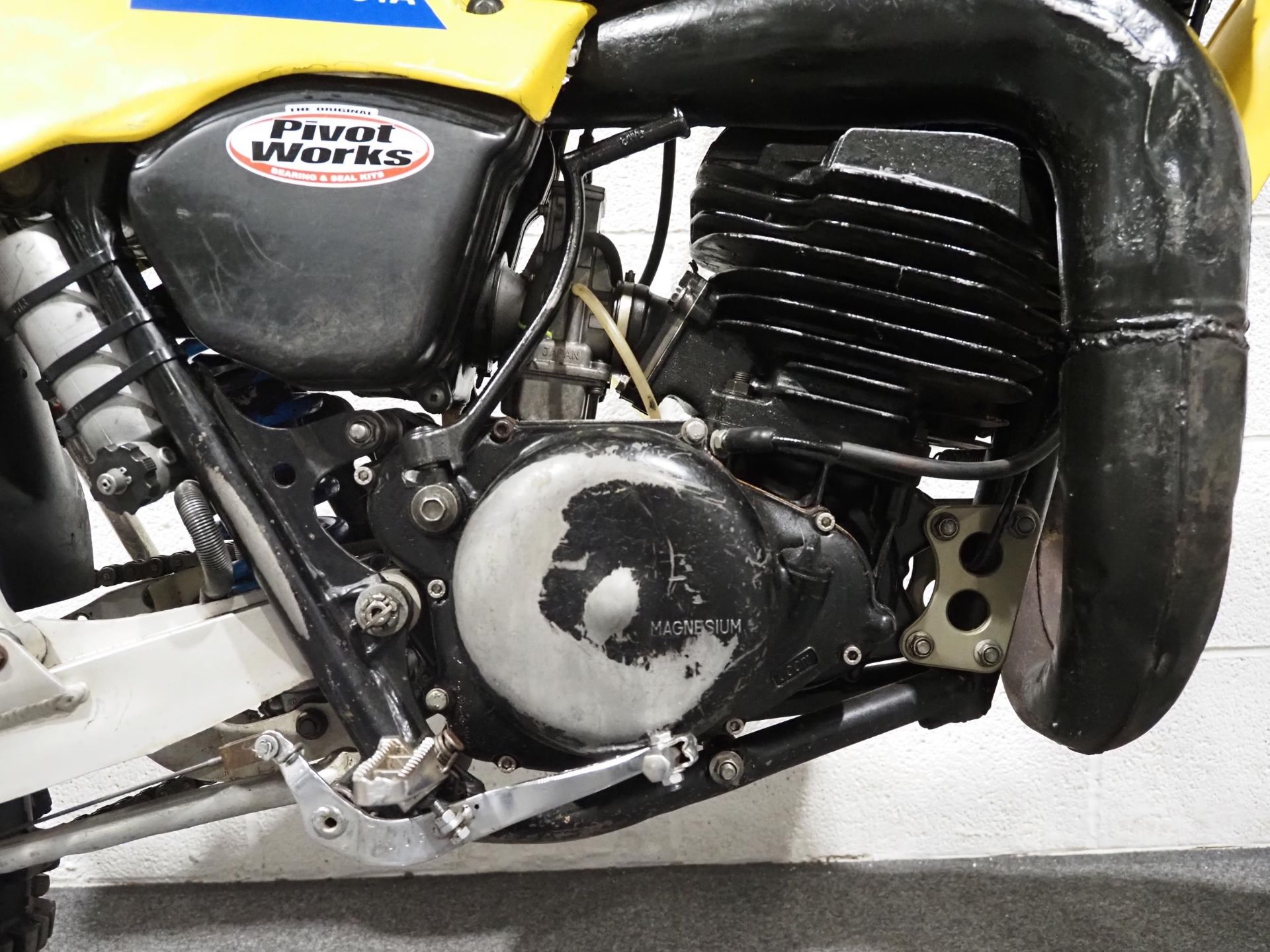 Suzuki RM500 motocross bike. 1983. 492cc. Frame no starts. RM11A Engine no. RM101-100451 Runs and - Image 4 of 5
