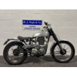 Matchless 350 trials motorcycle, 1957. Stored for some years, needs safety check. The bike does