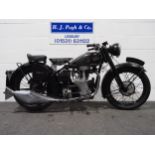 Velocette MAC motorcycle. 1952. 350cc. Frame no. 11778 Engine no. 18077 Engine turns over with