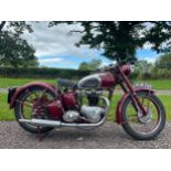 Triumph 500 Speed Twin motorcycle. 1947. 500cc Frame no. TF13987 Engine no. 47-5T87445 A very rare