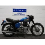 Royal Enfield Super Meteor motorcycle. 1955. 700cc. Frame No. T73205 Engine No. 7T3205 Engine