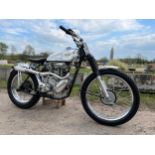 AJS Tele Rigid trials bike, 1952, 500cc. Runs and rides. This is an AJS 500cc Model 18 built into