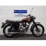 Triumph Tiger 90 motorcycle. 1960. 500cc. Frame No. H2668. Does not match V5. Engine No. H43424.