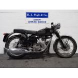 Velocette Viper motorcycle. 1960. 350cc. Engine no. VR2872 Engine turns over with good