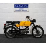 Jawa Mustang moped. 1979. 49cc. Frame no. 223-200 Engine no. 1583042 Engine turns over. Comes with