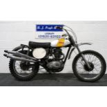 BSA B50 motocross bike. 1973. 500cc. Frame No. B50MXDH01287 Engine No. B50MXDH01287 Canadian import,