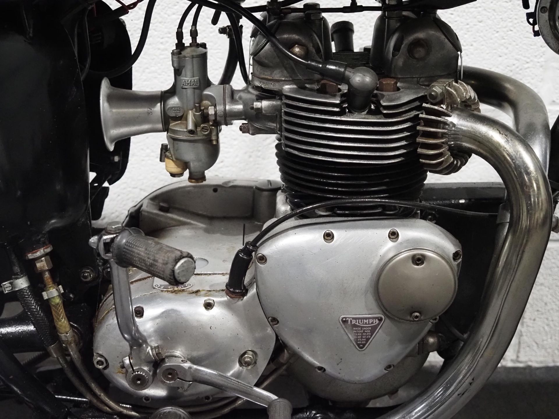 Triumph Tiger 90 motorcycle. 1960. 500cc. Frame No. H2668. Does not match V5. Engine No. H43424. - Image 4 of 6