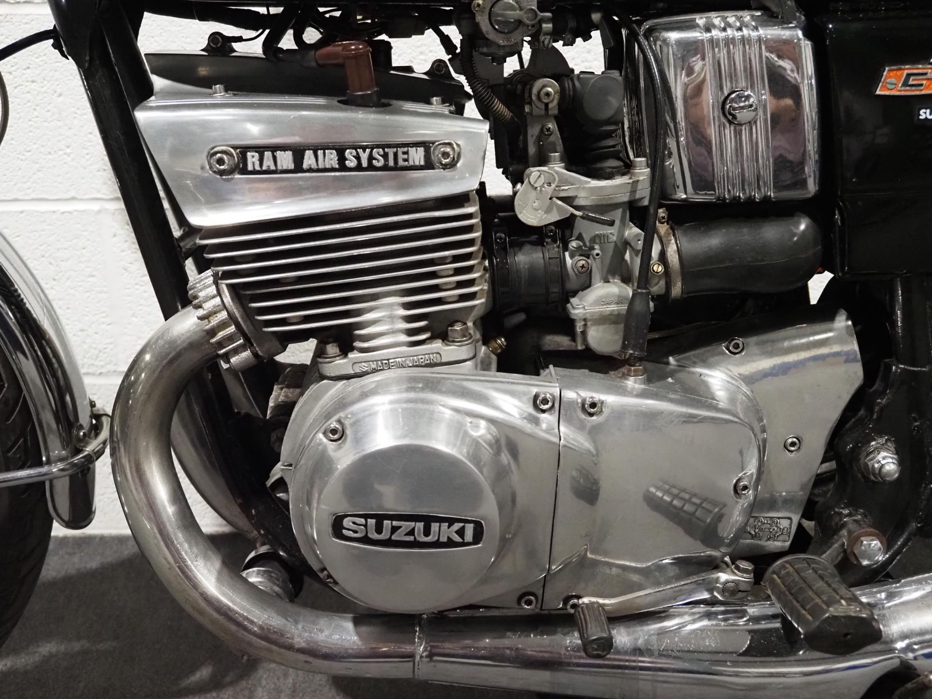 Suzuki GT550 motorcycle. 1976. 544cc. Frame No. 43210 Engine No. 45298 Out of private collection, - Image 8 of 9