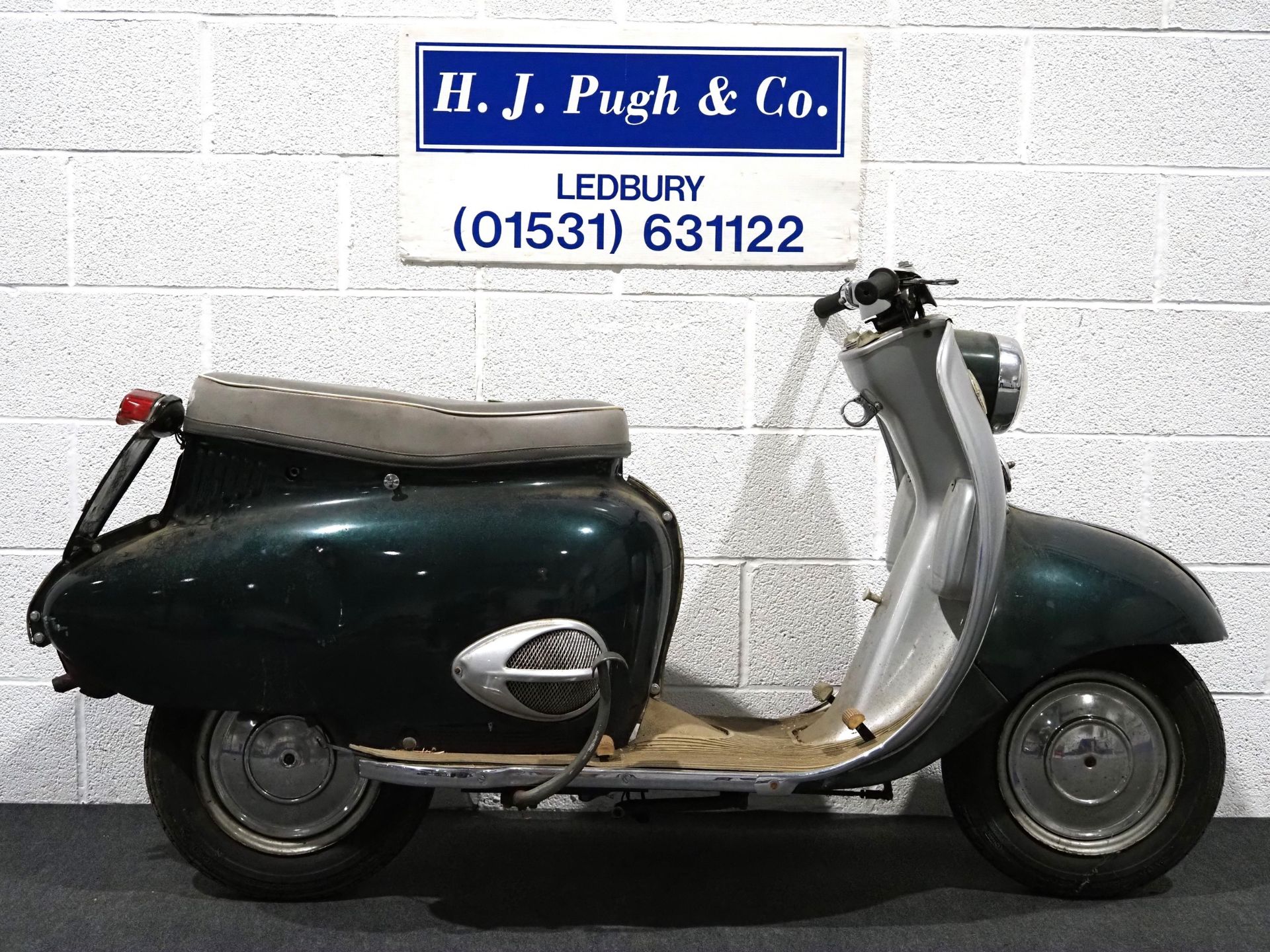BSA Sunbeam Twin scooter. c1960s. 250cc Engine No. W14076 Engine turns over. American import No docs - Image 2 of 6