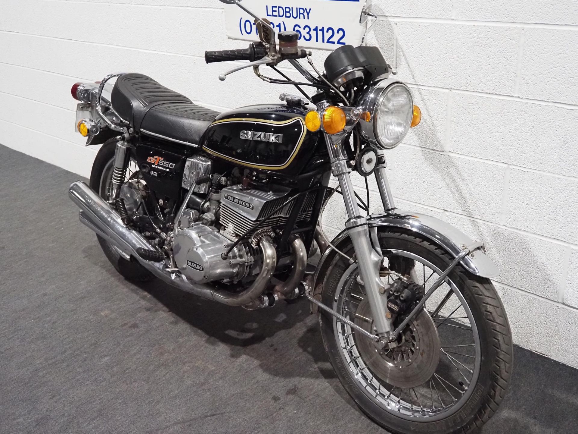 Suzuki GT550 motorcycle. 1976. 544cc. Frame No. 43210 Engine No. 45298 Out of private collection, - Image 4 of 9