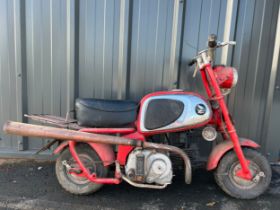 Honda CZ100 (Z50) monkey bike. 1964. Frame no. 500354 Engine no. C100E 63838 Turns over with good