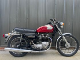 Triumph Bonneville T140 motorcycle. 1976. 736cc Frame No. EN71892 Engine No. EN71892 Runs and rides.