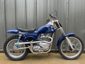 Triumph Metisse scrambler. 750cc Engine no. 6T D2374 From a private collection. Runs and rides,