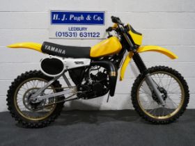 Yamaha YZ125 Enduro motorcycle. 1981 Frame No. 4V2014102 Last ridden in 2022, genuine reason for